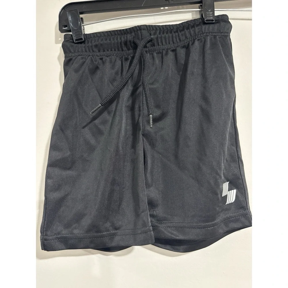 Children's Place Boys Basketball Shorts Pull On Black Size XS 4
